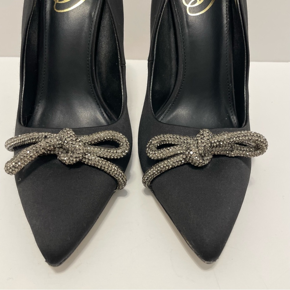 Sam Edelman Deela Pointed Toe Heel Black with Silver Accents Size 9 - Picture 8 of 15